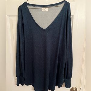Maurice’s size XL greenish/blue long sleeve shirt